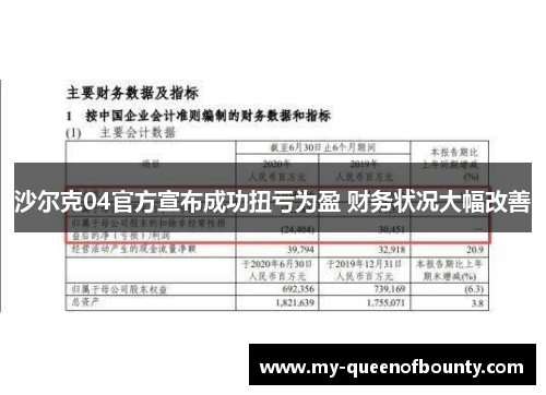 沙尔克04官方宣布成功扭亏为盈 财务状况大幅改善